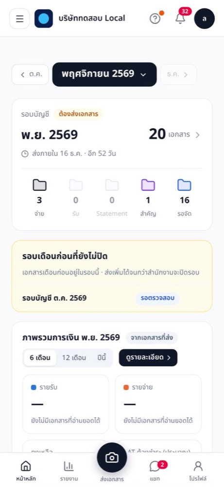 ทัวร์ระบบ Firmspace: ส่งเอกสาร